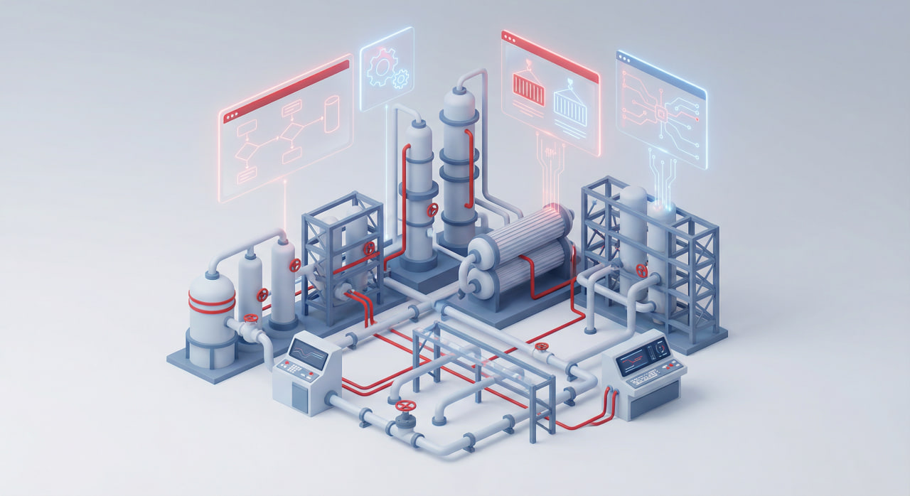 Engineering and procurement illustration
